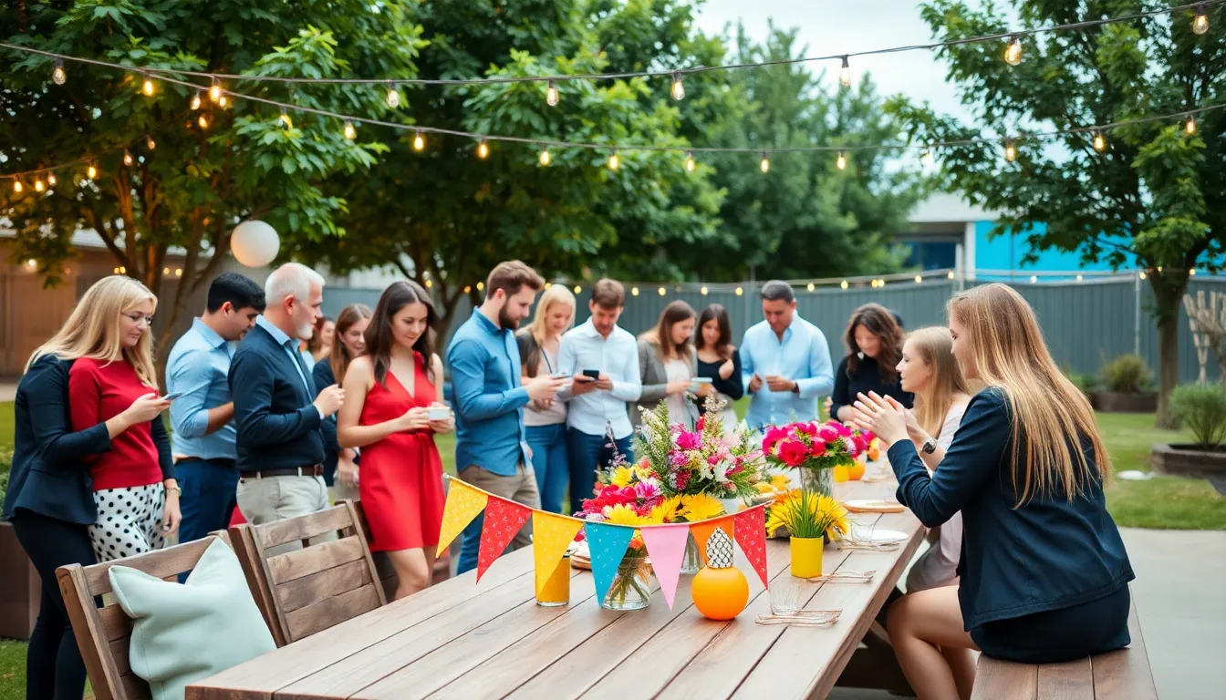 A group of friends enjoying a budget-friendly outdoor celebration.